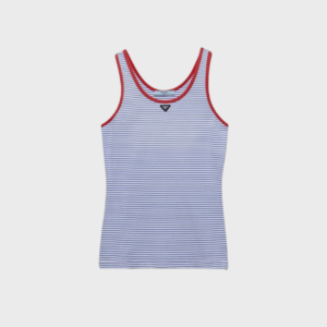 Striped Cotton Jersey Tank Top