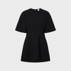 Crepe Mini Dress
