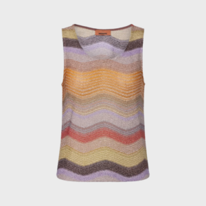 Wave Lamé Top