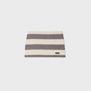 Striped Jersey Miniskirt