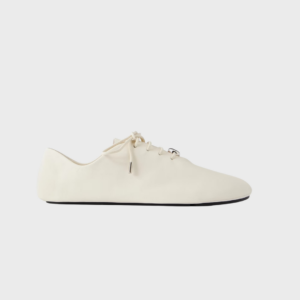 Pebble Embellished Leather Sneakers