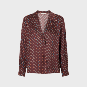 Dorsia Printed Satin Shirt
