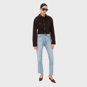 90s Pinch Waist High Rise Straight Jeans