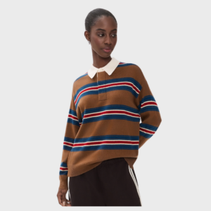 Michael Cashmere Polo Sweater