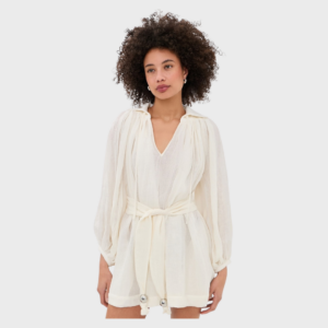 Poet Linen Mini Dress