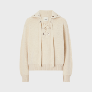 Ydalia Lace Detail Wool Sweater