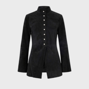 Maria Goatskin Suede Jacket