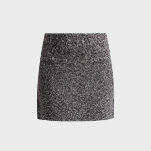 Iris Marled Knit Miniskirt