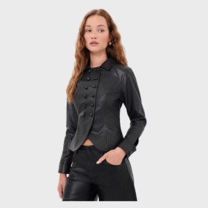 Form Faux Leather Jacket